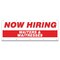 Signmission Now Hiring Waiters & Waitresses Banner Apply Inside Accepting Application Single Sided B-120-30320 - alternate 1